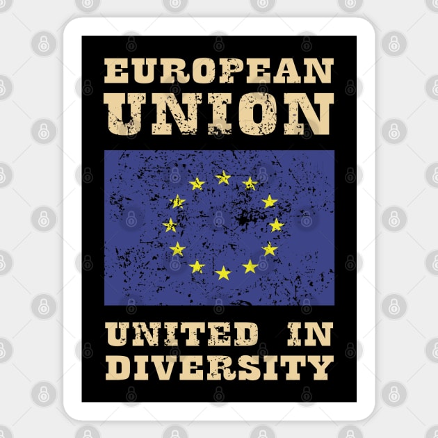 European Union Sticker by KewaleeTee